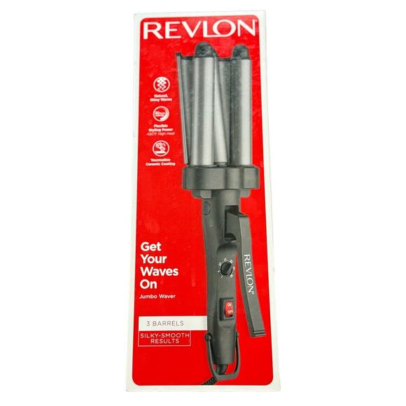 Revlon 3 Barrel Jumbo Waver - Picture 1 of 16